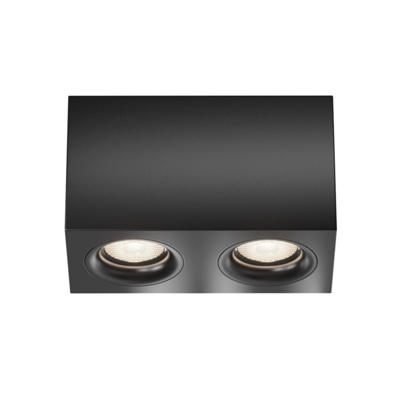 Spot sufitowy Maytoni Slim czarny 2 x GU10 x 50W IP20 wym: 11,5 x 10 x 20 cm - 1 szt.