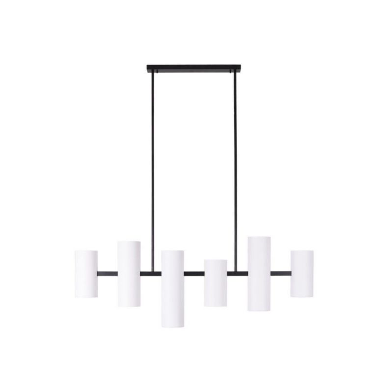 Lampa wisząca Maxlight Laxer 2584 biała industrialna 6xGU10 x 1 szt.