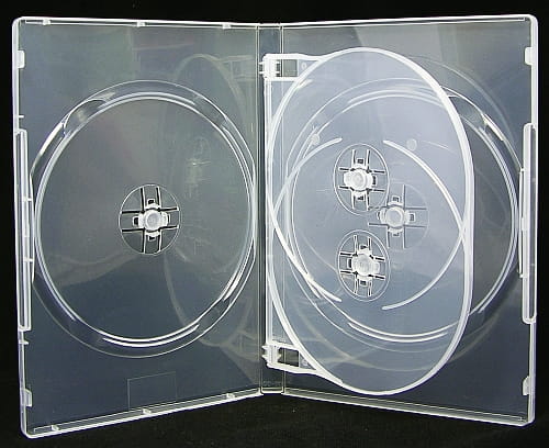 Pudełko 4xDVD Clear 14mm HQ SUPER CLEAR - Henryx24