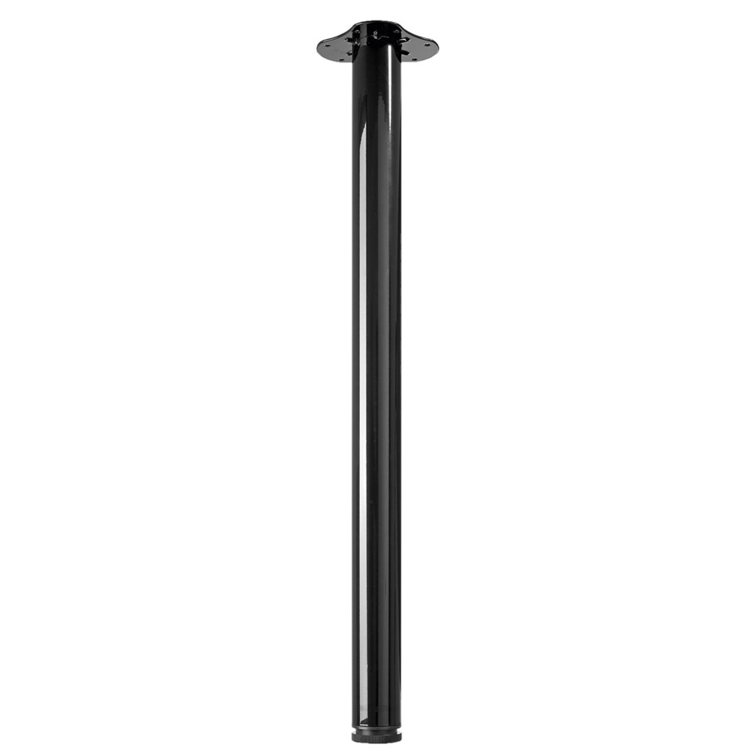 Hettich Noga meblowa stalowa h840-870mm 150kg czarna 60mm