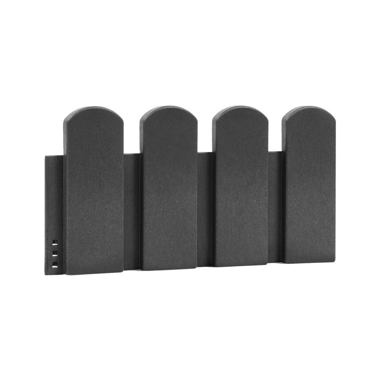Palisada kompozytowa antracytowa z desek - 40 x 20 x 5 cm