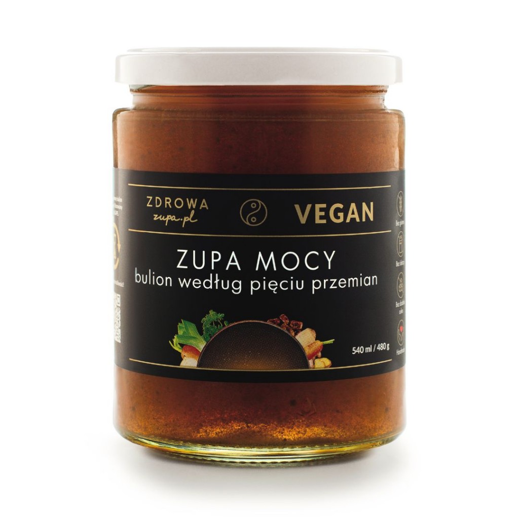 Zupa mocy wegańska bulion według 5 przemian 540 ml