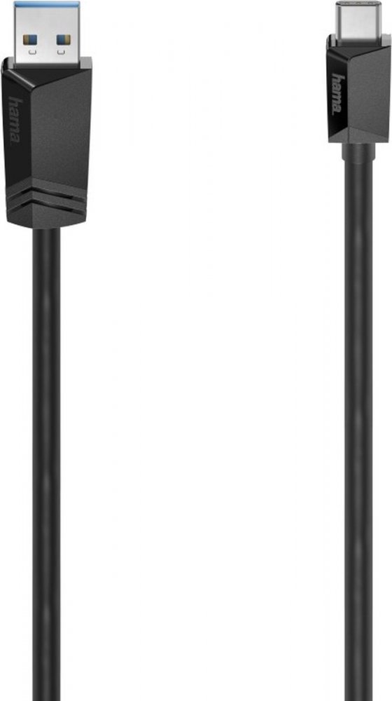 Kabel USB 3.2 GEN 2 USB A - USB C Hama, 1m, czarny