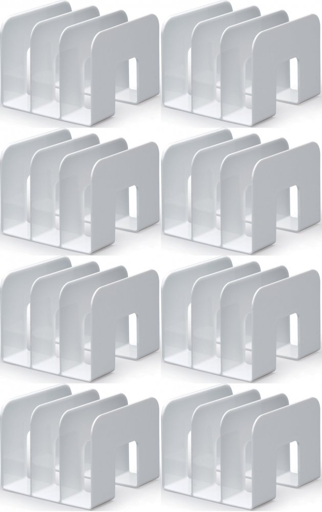 8x Stojak na katalogi Durable Trend, 215x165x210mm, biały