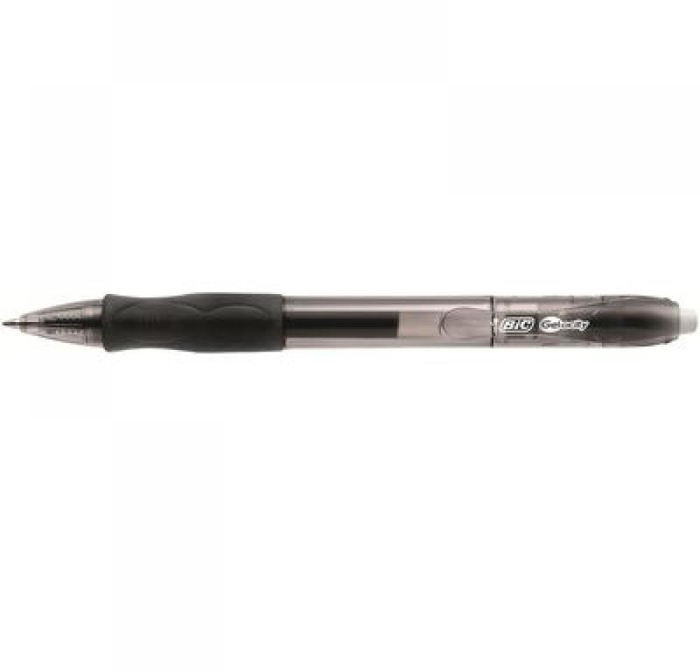 Długopis żelowy automatyczny Bic Gel-ocity, 0.7mm, czarny