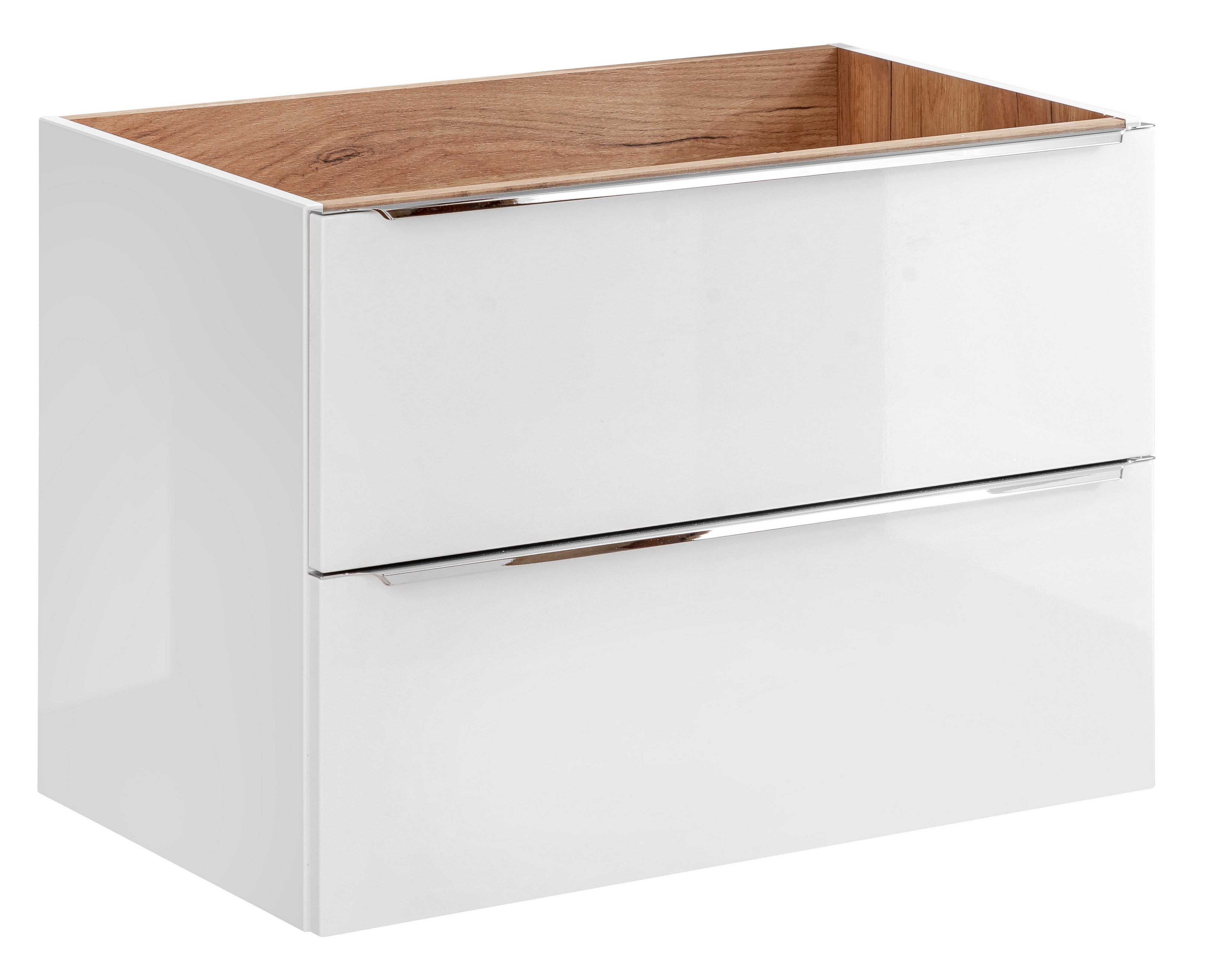 Comad Capri White szafka 80x46x57 cm podumywalkowa wisząca biała-dąb CAPRI WHITE 821B FSC
