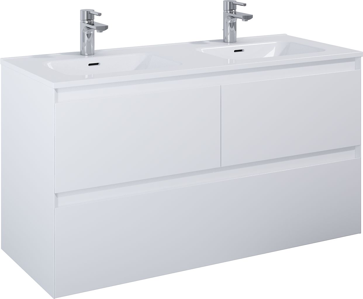 Elita Split szafka 120x45,8x63,5 cm podumywalkowa wisząca white matt RE012007155290