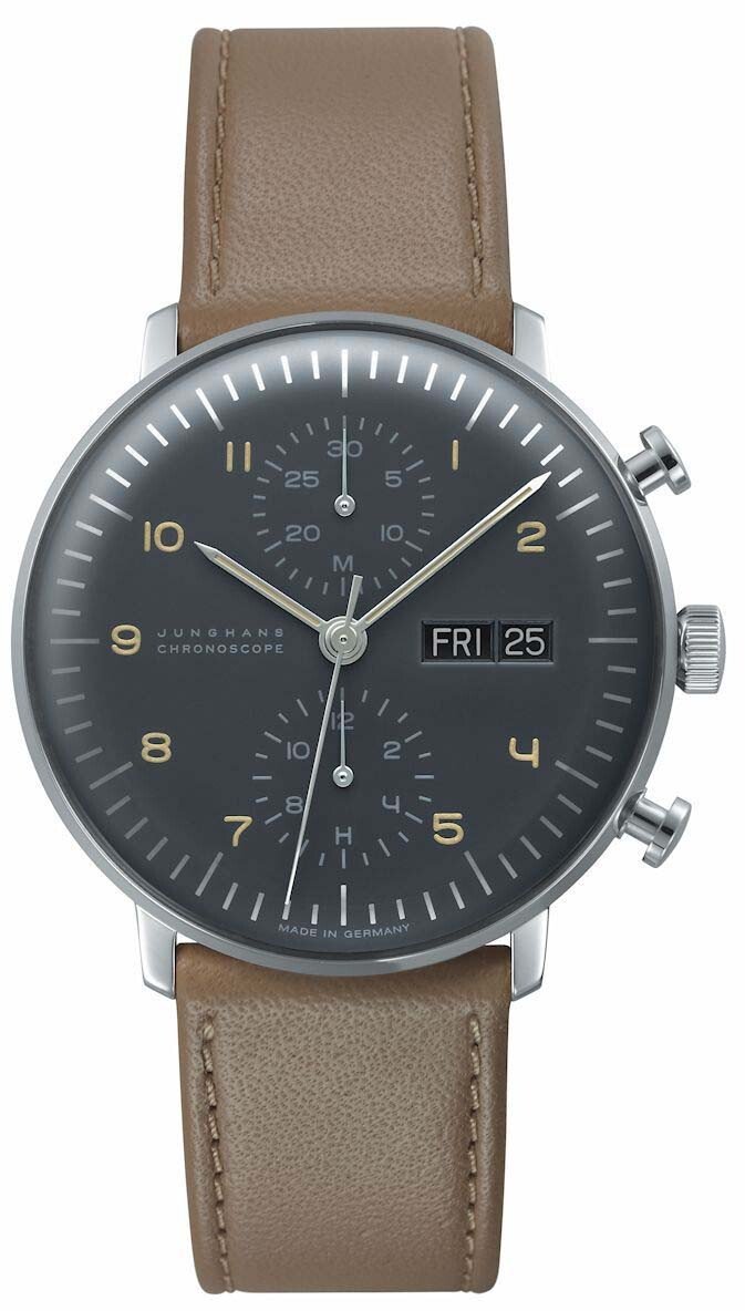 Zegarek męski Junghans Max Bill Chronoscope 027.4501.01