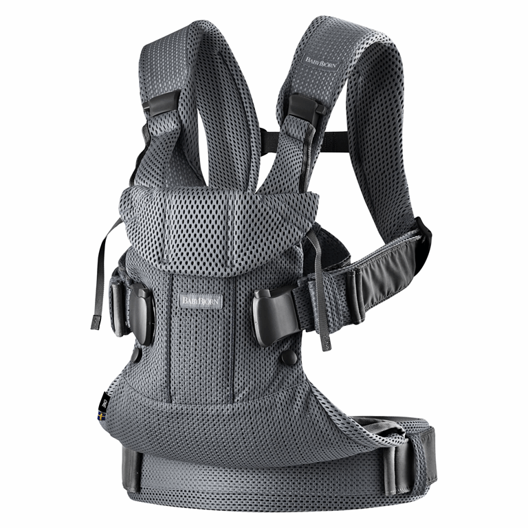 BabyBjorn, One Air - nosidełko ergonomiczne-Antracytowy