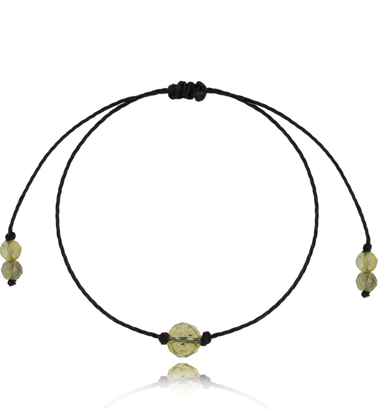 Bransoletka z olwinem Birthstones Sierpień BGL0647 - By Dziubeka