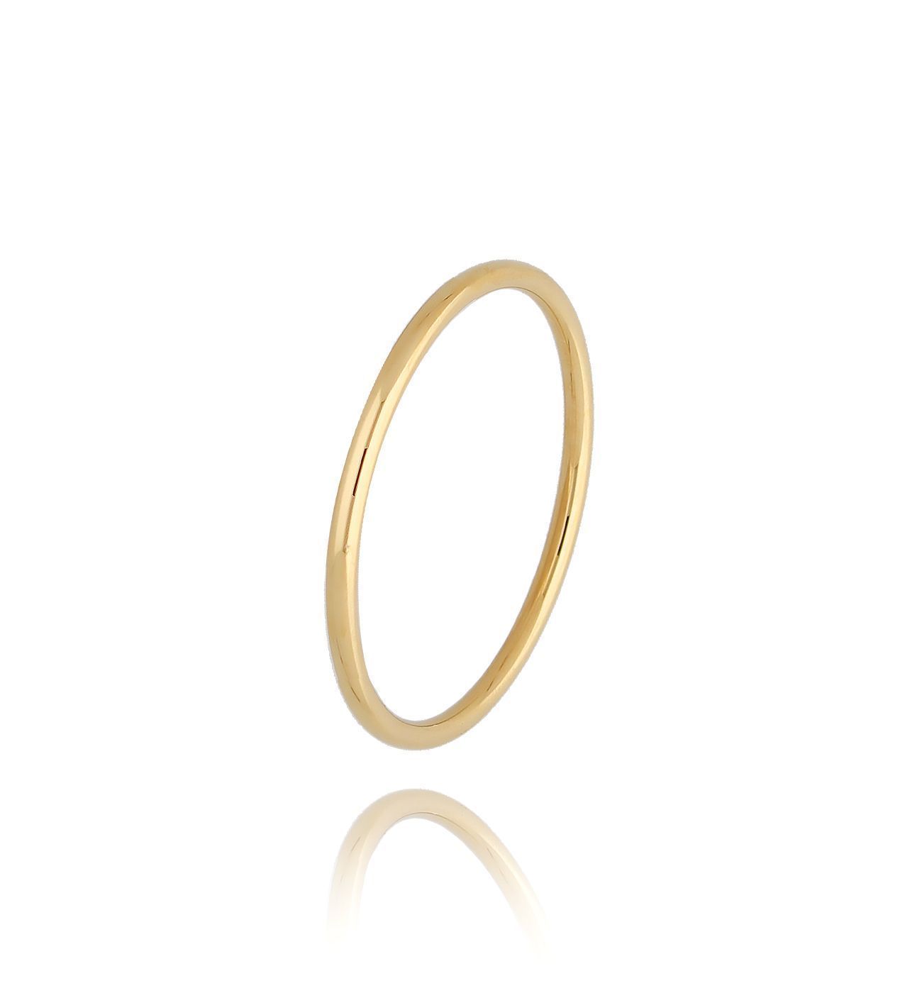 Pierścionek złoty klasyczny Mini Ring - By Dziubeka