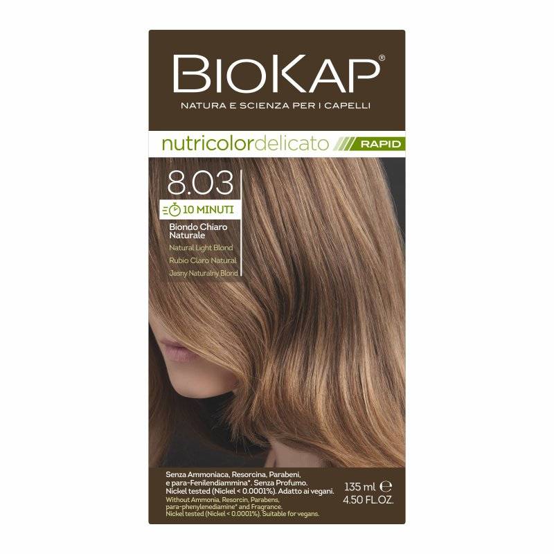 Farba Biokap Delicato Rapid, 8.03 Jasny Naturalny Blond