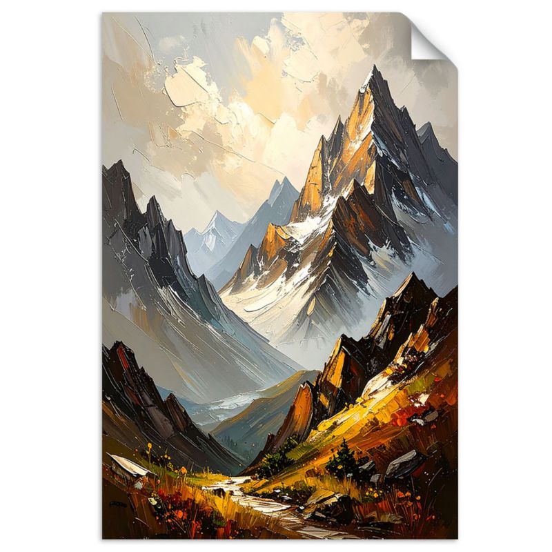 Naklejka samoprzylepna Feeby Krajobraz Pejzaż Góry Natura 40x60cm 1szt