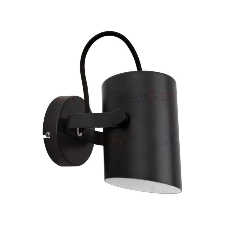 Kinkiet ścienny Kanlux Larata czarno-biały 1 x E27 x 5W IP20 wym: 15 x 11 x 16,5 cm - 1 szt.