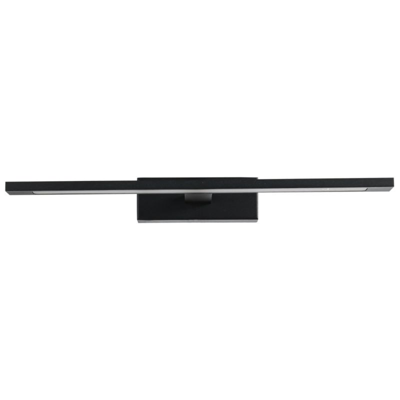 Kinkiet ścienny Light Prestige Isla czarny LED 12W 4000K 840lm IP44 wym: 5 x 41 x 14 cm - 1 szt.