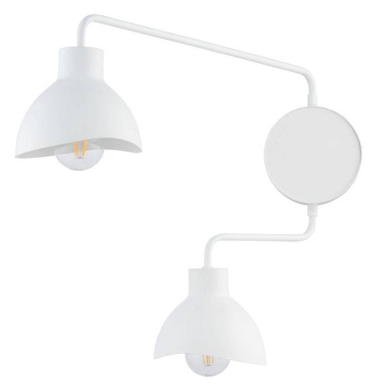 Kinkiet ścienny Sigma Lighting Holi biały styl nowoczesny 2 x E27 x IP20 wym: 44 x 14,5 x 59 cm - 1 szt.