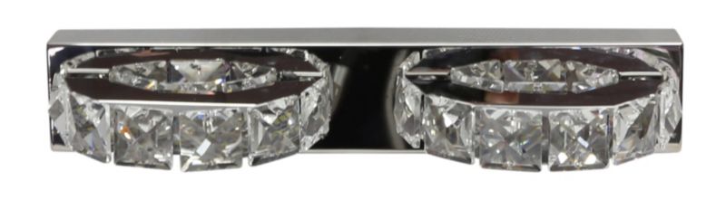 Kinkiet ścienny Candellux Shipi chromowany przezroczysty LED 3W IP20 wym: 6 x 33 x 10 cm - 1 szt.