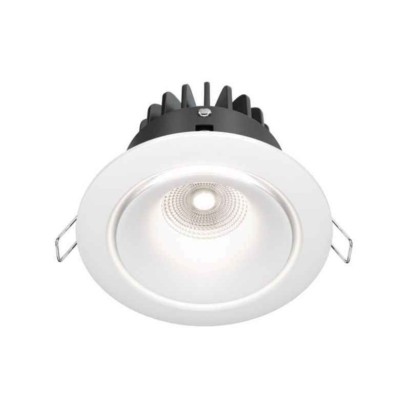 Oprawa sufitowa wpuszczana Maytoni Yin biała LED 12W 4000K 960lm IP20 wym: 7,5 x 9,8 x 9,8 cm okrągła - 1 szt.