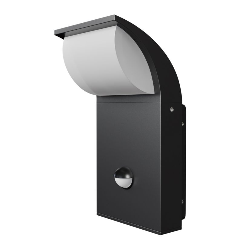 Kinkiet zewnętrzny z czujnikiem Maytoni Stock grafitowy LED 7W 3000K 450lm IP44 wym: 20 x 10 x 10,5 cm aluminium - 1 szt.