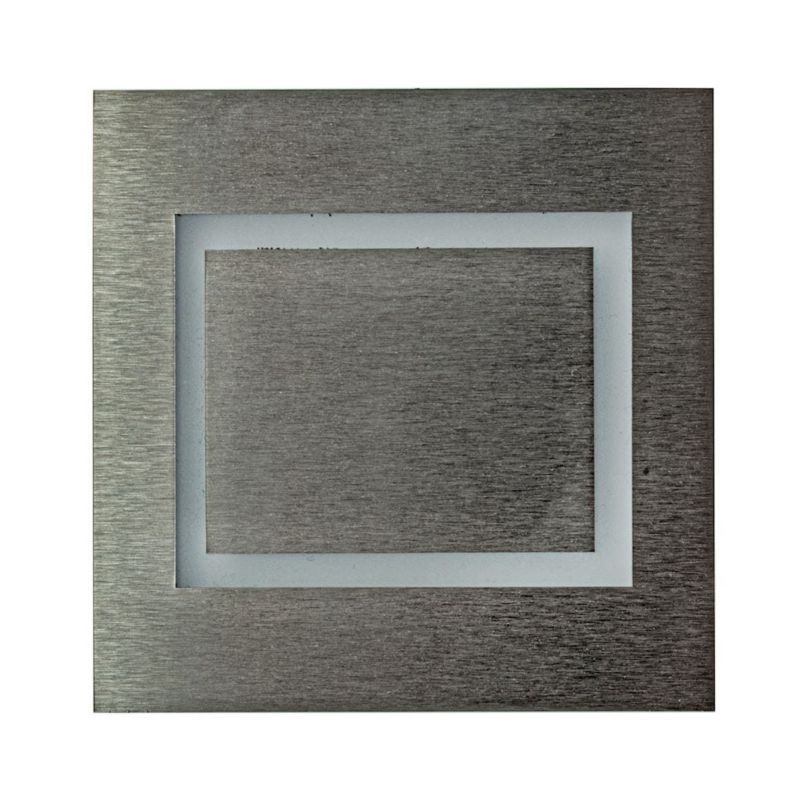 Oprawa oświetleniowa schodowa Eko-Light Evra biało-srebrna LED 0.6W 3000K 13lm IP20 wym: 7,5 x 2,3 cm kwadratowa - 1 szt.