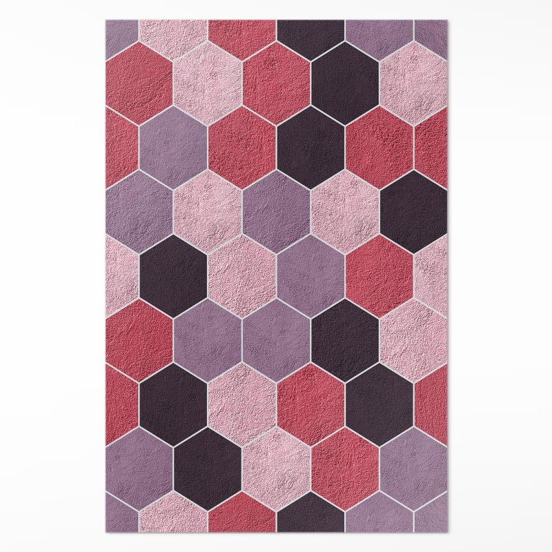 Dywan Wewnętrzny Dekoracyjny Wallfluent 100x150 cm Regularny wzór geometryczny 1 szt.
