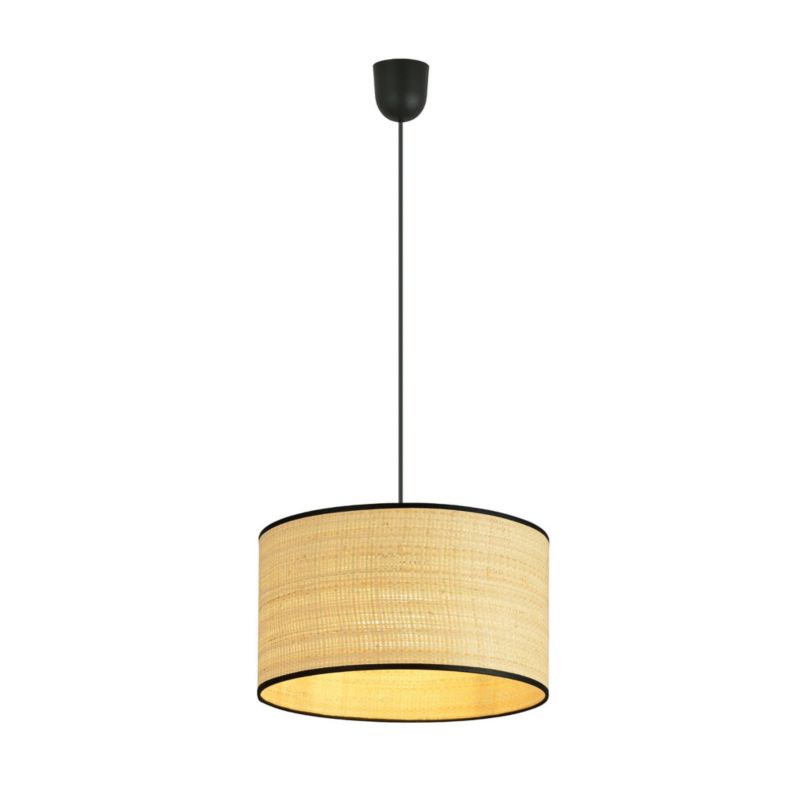 Lampa sufitowa Emibig Aston czarno-beżowa wym: 100 x 35 x 35 cm 1xE27 x 15W 1 szt.