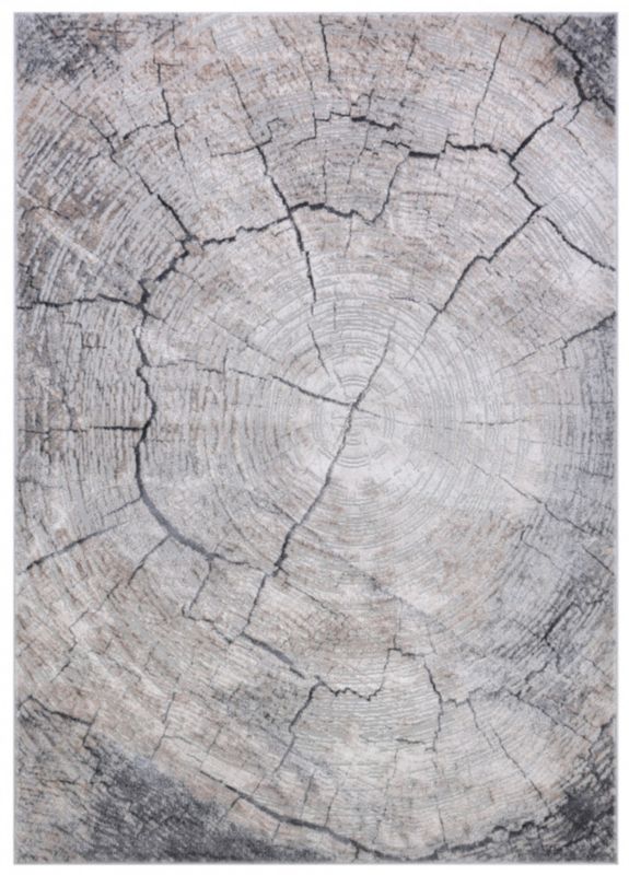 Dywan Wewnętrzny Nuoro Grigio Prostokątny Mazovia 80x150cm Szary Motyw Współczesny 1 szt.