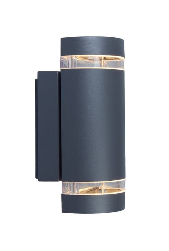 Kinkiet ścienny zewnętrzny Lutec Focus antracytowo-biały 2 x GU10 x 35W IP44 wym: 23,5 x 10,9 x 11 cm - 1 szt.