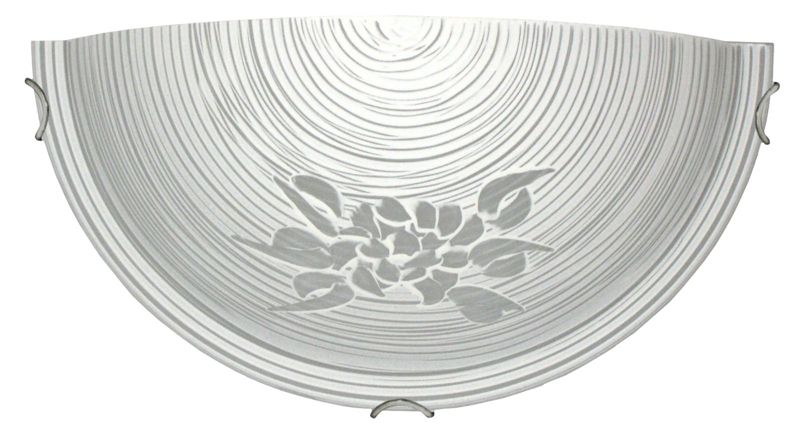 Plafon sufitowy nowoczesny Candellux Jasmin chromowany biały 1 x E27 x IP20 wym: 15 x 30 x 9 cm - 1 szt.