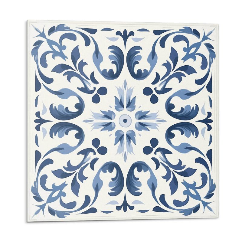 Kafelki samoprzylepne Wallfluent 30x30 cm Wzór kwiatów na kafelkach 9 szt.