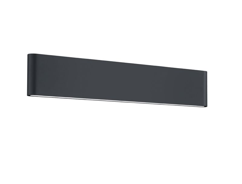 Kinkiet ścienny zewnętrzny Trio Thames Ii antracyt LED 8W 3000K 800lm IP54 wym: 9 x 46,5 x 46,5 cm aluminium - 1 szt.