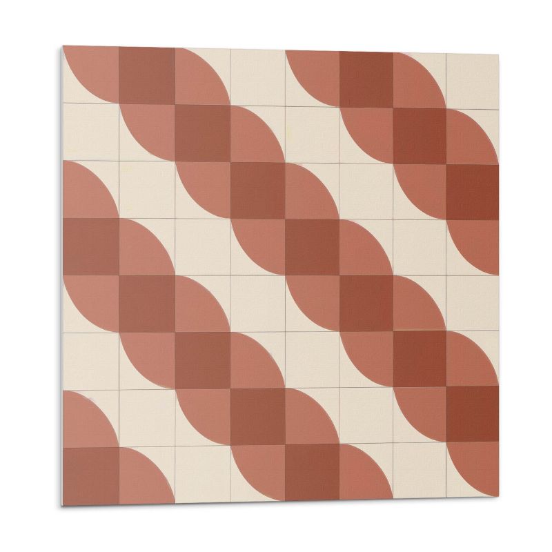 Kafelki samoprzylepne Wallfluent 30x30 cm Faliste kształty geometryczne 9 szt.