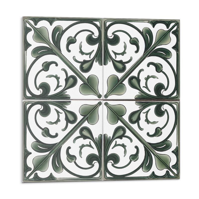 Kafelki samoprzylepne Wallfluent 30x30 cm Ornamenty roślinne w stylowym wydaniu 9 szt.