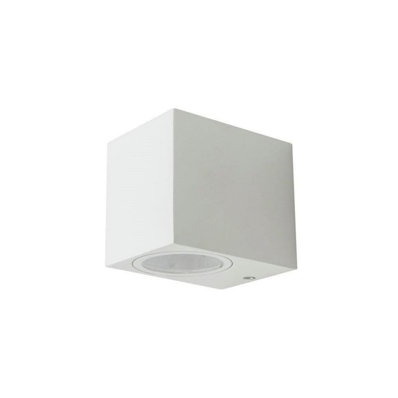 Kinkiet ścienny V-TAC 7651 biały 1 x GU10 x IP44 wym: 6,8 x 9,2 x 8 cm - 1 szt.