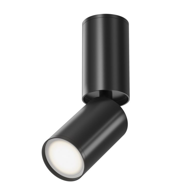 Lampa sufitowa Maytoni Focus S czarna wym: 19,2 x 5,2 x 9,2 cm 1xGU10 x 10W 1 szt.
