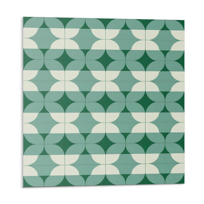 Kafelki samoprzylepne Wallfluent 30x30 cm Krągłe wzory w geometrii 9 szt.