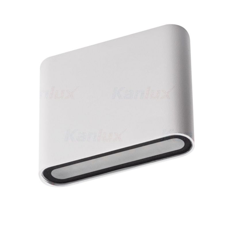 Kinkiet ścienny zewnętrzny Kanlux Garto biały LED 8W 300lm IP54 wym: 9 x 11 x 3 cm aluminium - 1 szt.