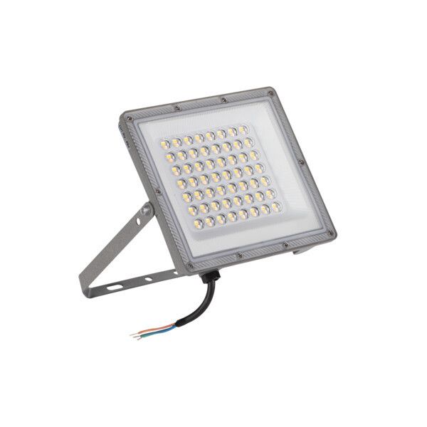 Naświetlacz LED Kanlux szary LED 50W 3000/4000/6500K 4300/5400/4850lm IP65 wym: 20,9 x 19,4 x 2,6 cm aluminium - 1 szt.