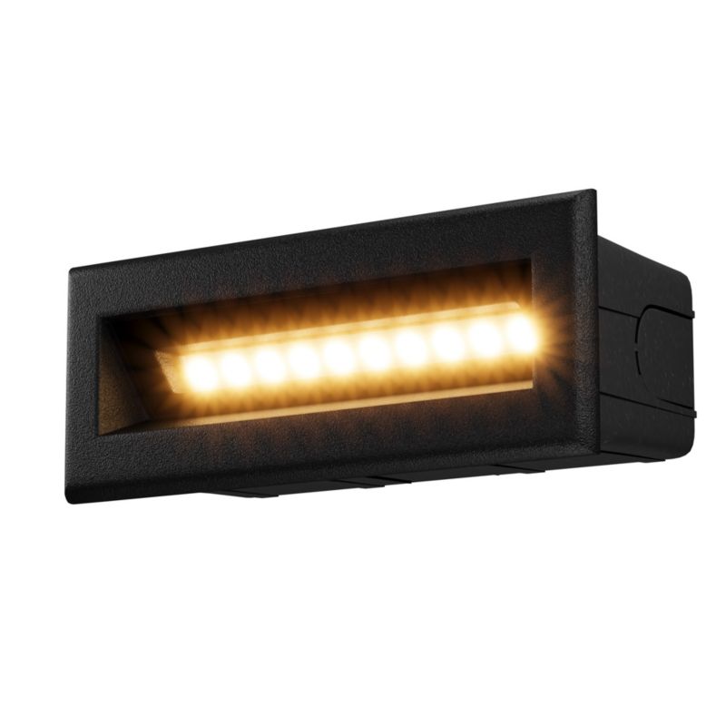 Oprawa zewnętrzna wpuszczana Maytoni Bosca czarna LED 5W 3000K 400lm IP65 wym: 5,4 x 13,7 cm - 1 szt.