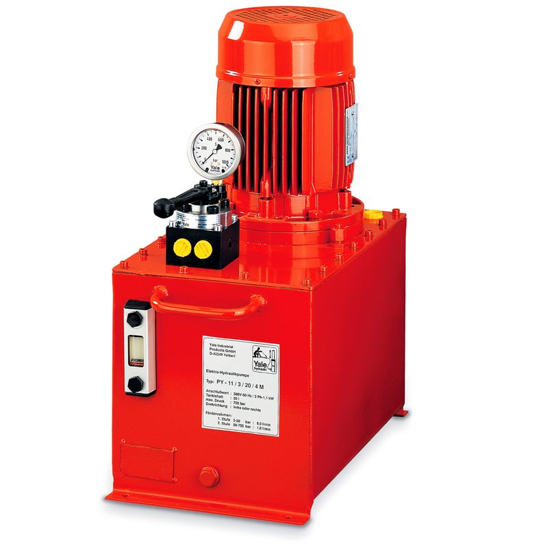 Yale PYE/3 - pompa hydrauliczna 700 bar - PYE-11/3/20/3 M