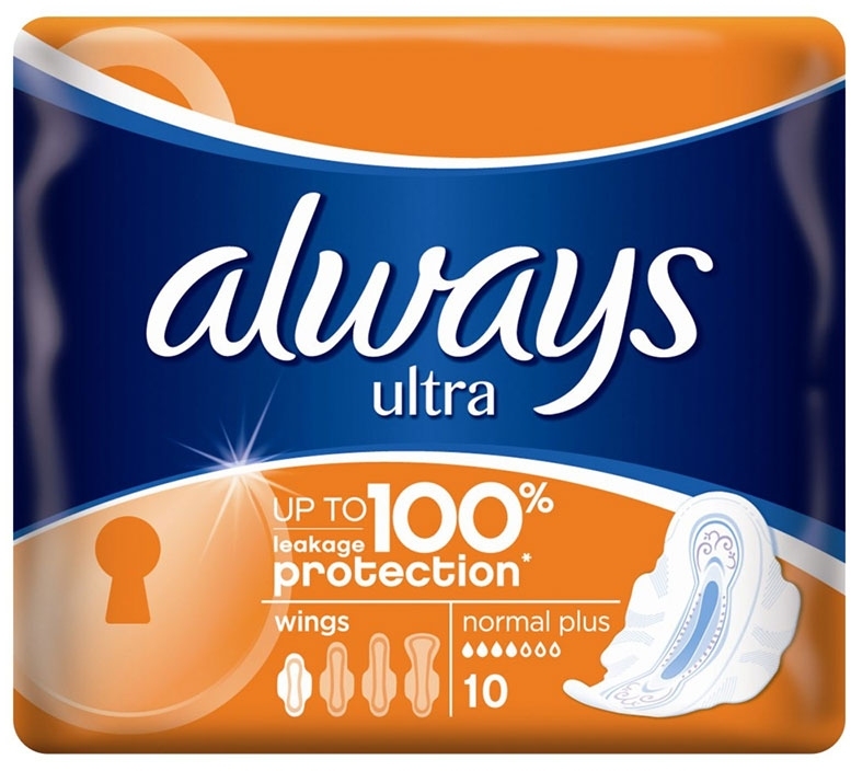 Podpaski Always Ultra, normal plus, 10 sztuk