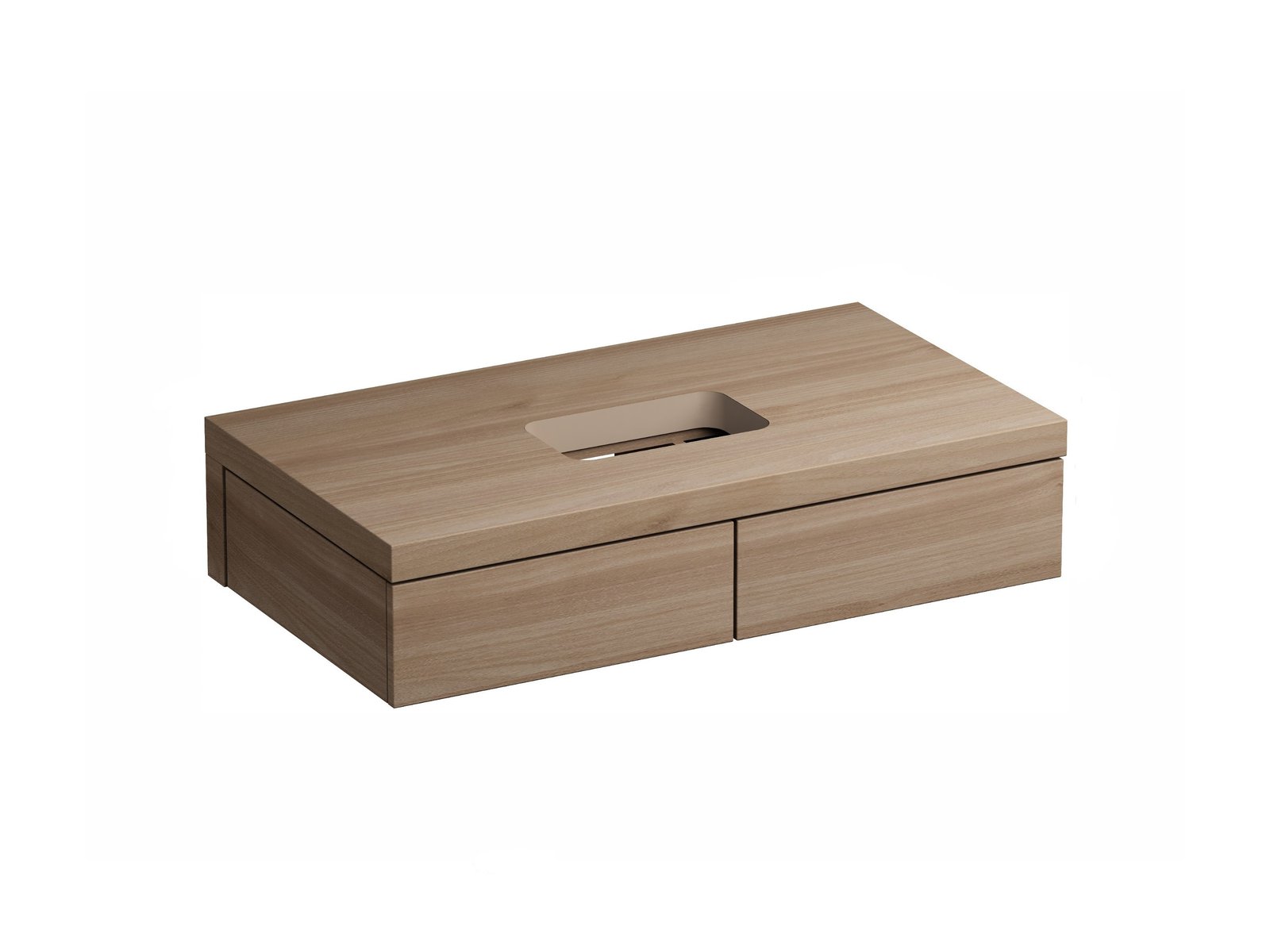 Ravak Formy szafka 120x55x22 cm podumywalkowa wisząca orzech X000001037