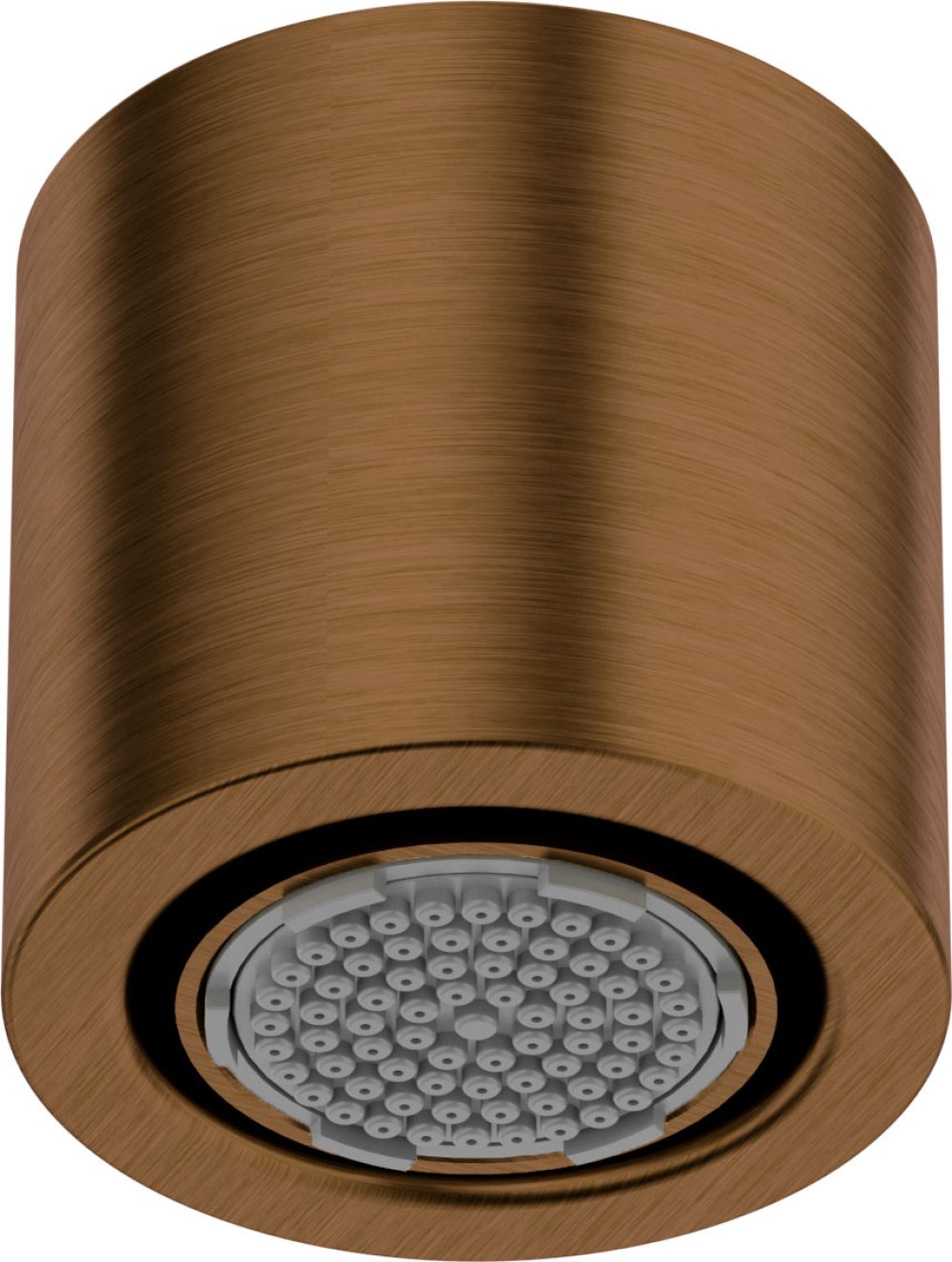 Deante Silia deszczownica 4,2x4,2 cm okrągła brąz szczotkowany NQS_C30K