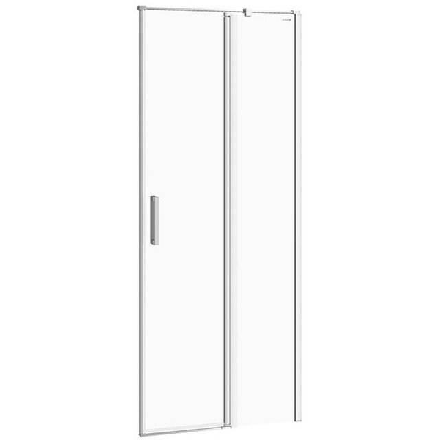 Drzwi na zawiasach kabiny prysznicowej MODUO 80x195 prawe transparent