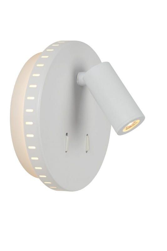 Kinkiet ścienny Lucide Bentjer biały LED 6W 3000K 350lm IP20 wym: 10,5 x 14 x 14 cm - 1 szt.