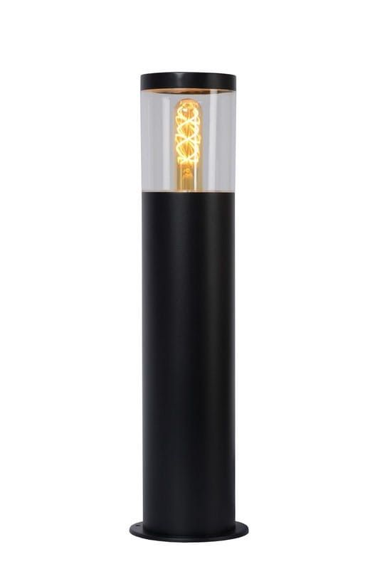 Lampa ogrodowa stojąca Lucide Fedor czarno-transparentna 1 x E27 x 40W IP44 wym: 49,5 x 13 x 13 cm - 1 szt.