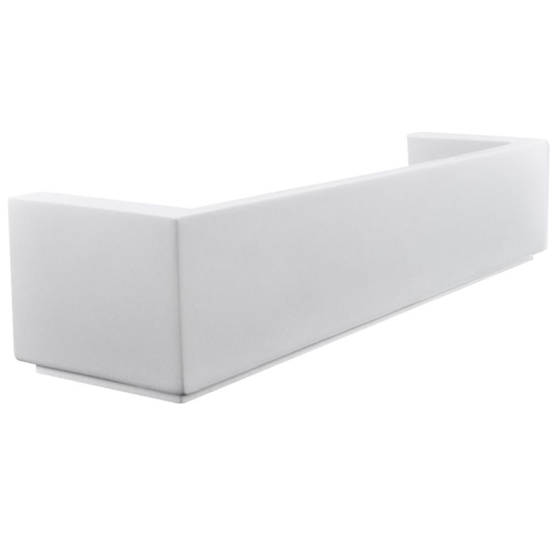 Kinkiet ścienny Polux Gips biały 2 x E14 x 12W IP20 wym: 7,5 x 36 x 9 cm - 1 szt.