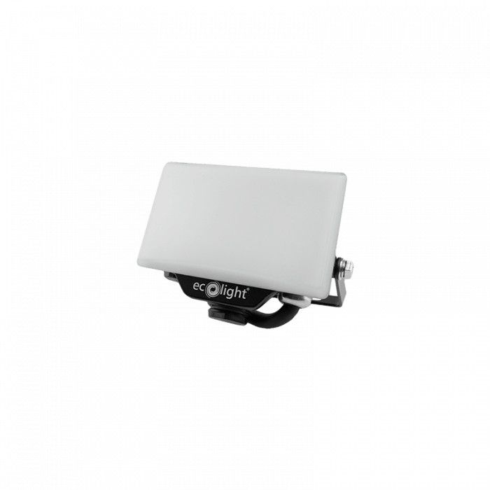 Naświetlacz LED Ecolight czarno-biały LED 10W 6500K 900lm IP65 wym: 6,4 x 9,1 x 3,5 cm aluminium - 1 szt.