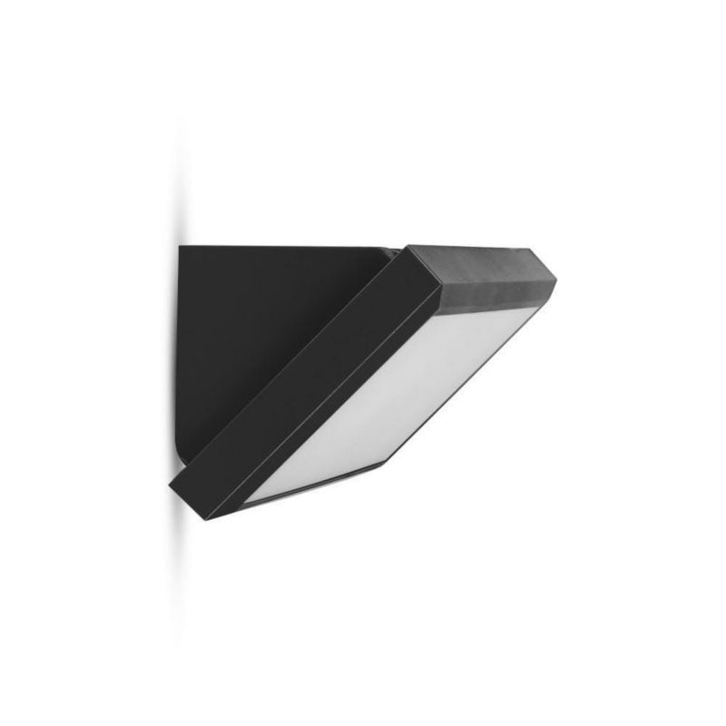 Kinkiet ścienny zewnętrzny V-TAC czarno-biały LED 12W 4000K 1250lm IP65 wym: 12 x 26,5 x 8,1 cm tworzywo sztuczne - 1 szt.
