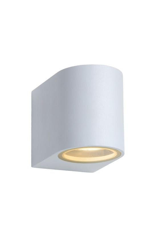 Kinkiet ścienny zewnętrzny Lucide Zora biały 1 x GU10 x 5W IP44 wym: 7,9 x 9 x 6,5 cm - 1 szt.